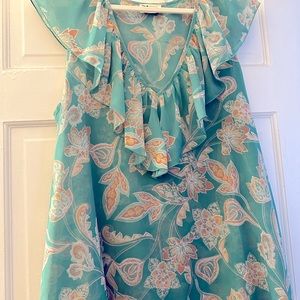 Show me Your Mumu Easton Ruffle sleeveless top